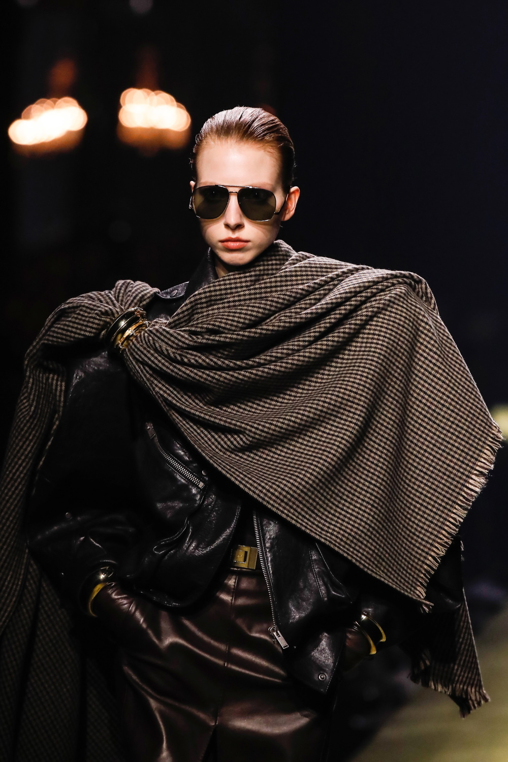 巴黎时装周圣罗兰品牌时装秀