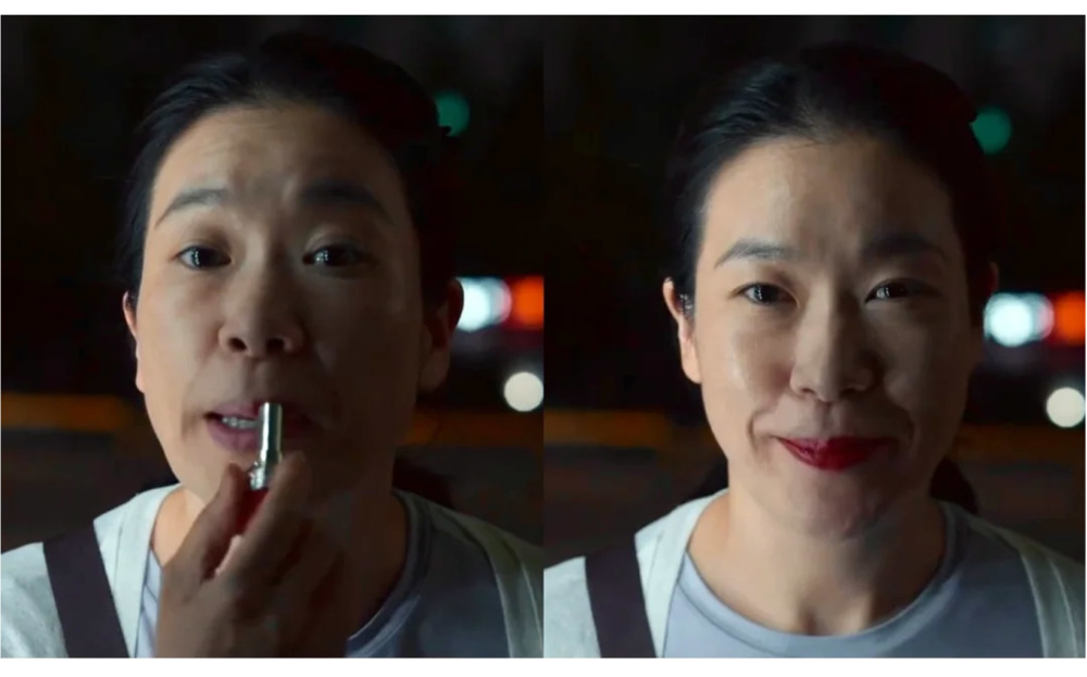 黑暗荣耀的大婶有多炫酷穿皮夹克涂大红色口红气场全开又美又飒