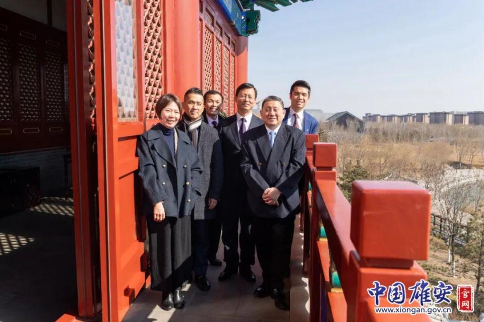 新加坡驻华大使陈海泉一行参访雄安新区