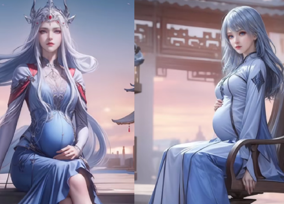 斗罗大陆九大女神"怀孕"形象公开,千仞雪越发成熟,小舞却更加清纯了!