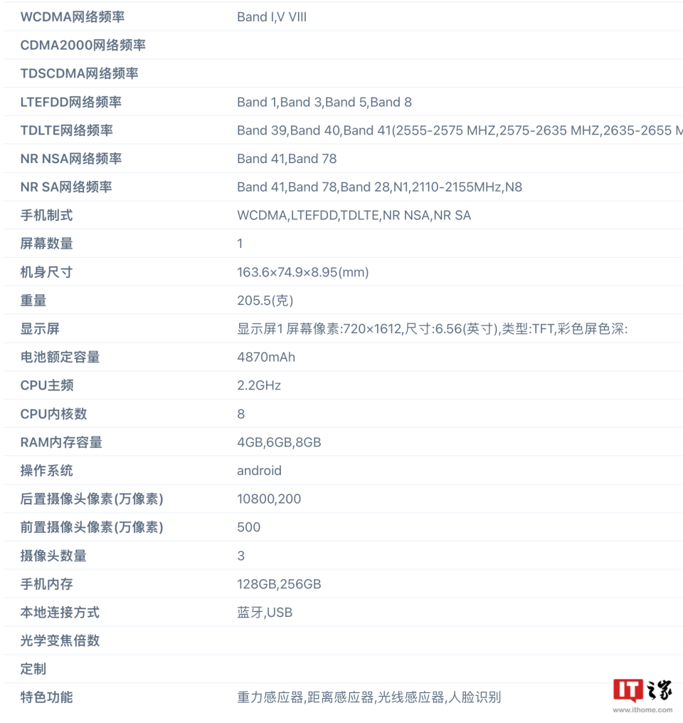 努比亚nx302j手机入网720p屏幕一亿像素主摄