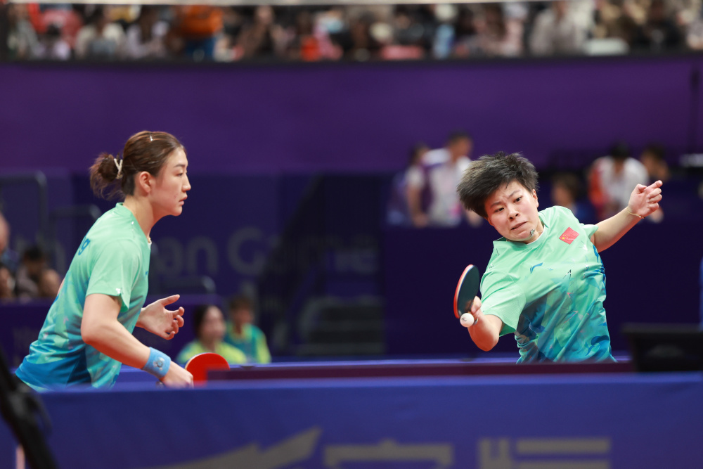 乒乓球女子双打四分之一决赛陈梦王艺迪无缘四强