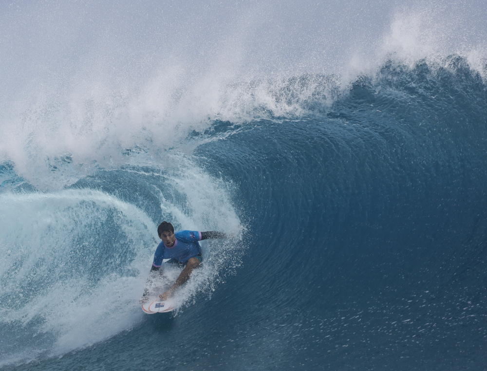 巴黎奥运会|冲浪——男子组:法国选手瓦斯特夺冠(2)