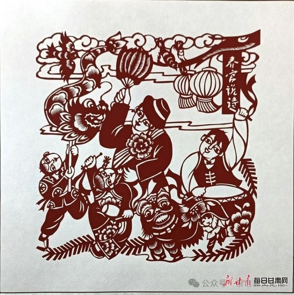 崇信剪纸艺人关月辉剪刀下的陇东民俗