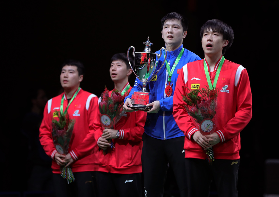 新华社记者 王东震 摄当日,在南非德班进行的2023年世界乒乓球锦标赛