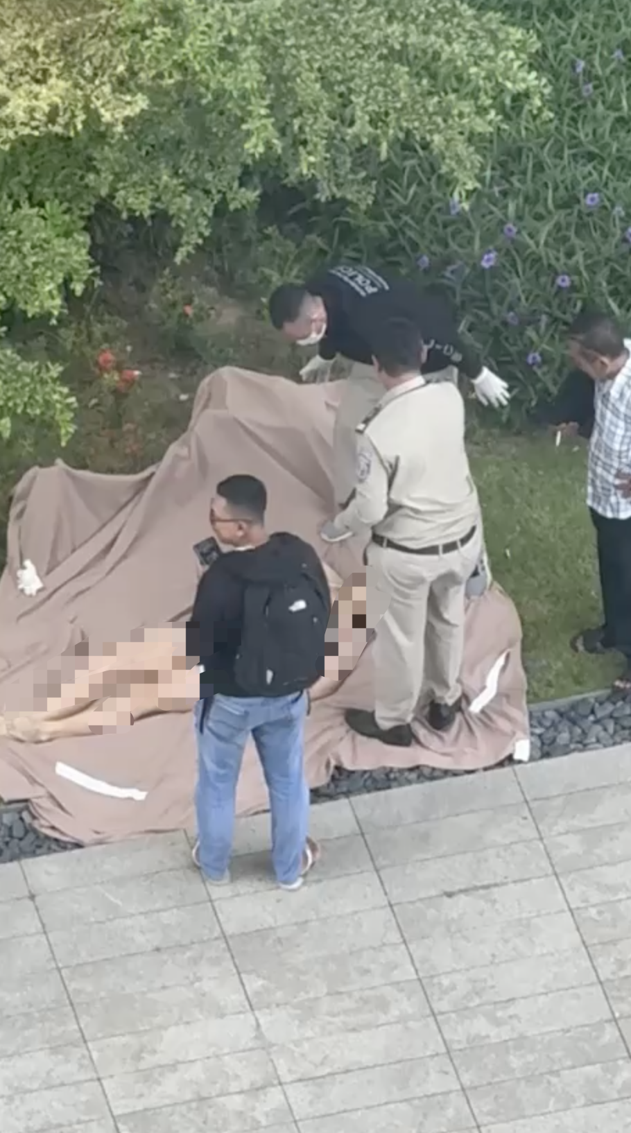 金边一中国女子坠楼身亡