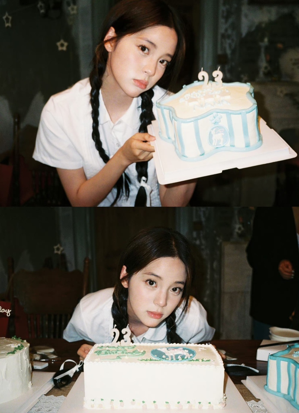 欧阳娜娜23岁生日云端庆祝 微博晒照分享成长喜悦_腾讯新闻