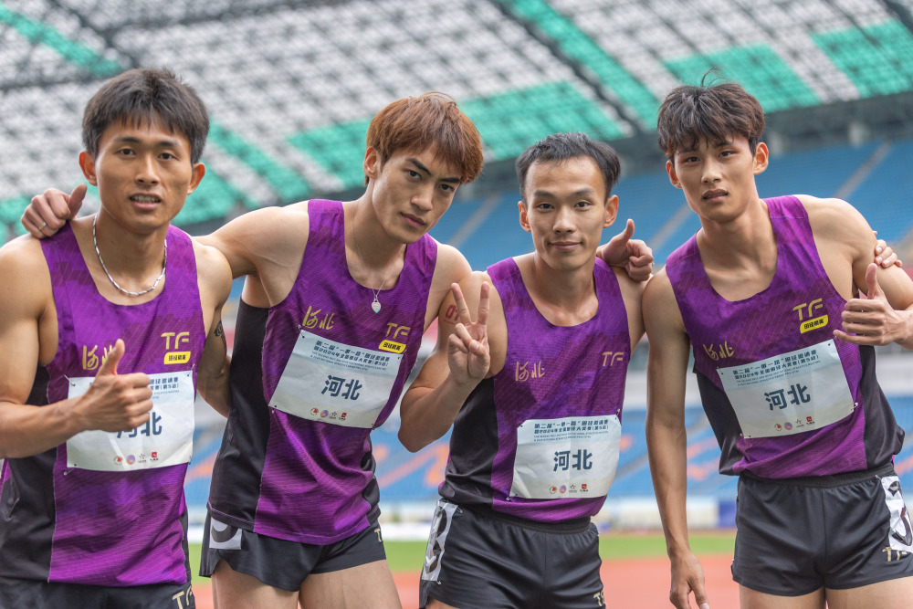 田径——全国田径大奖赛第五站:男子4x400米接力决赛赛况