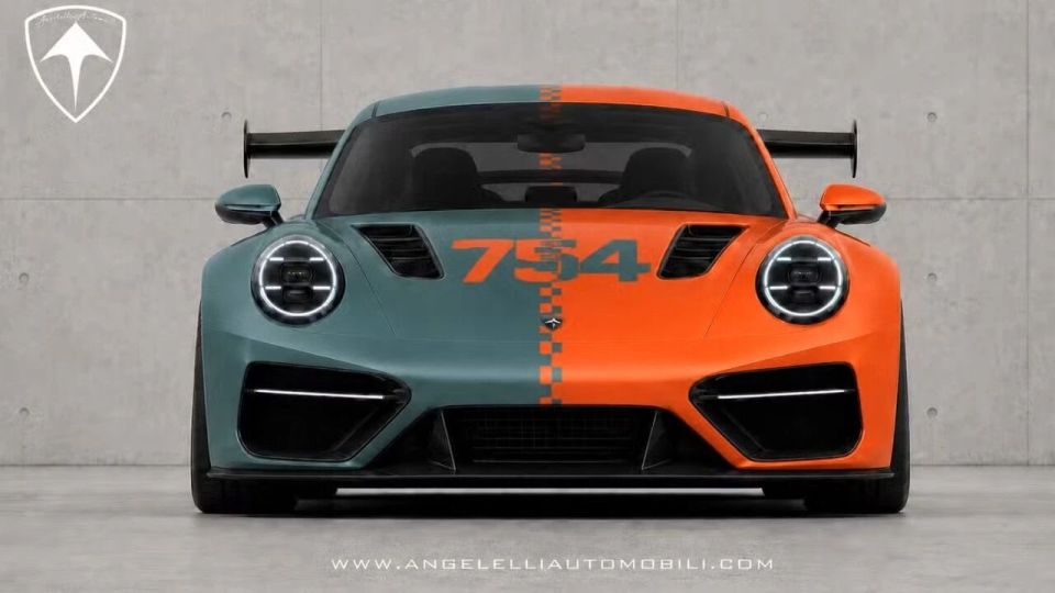 1100kg轻量化+3D打印，Angelelli Project 754，重构定义的保时捷911_腾讯新闻