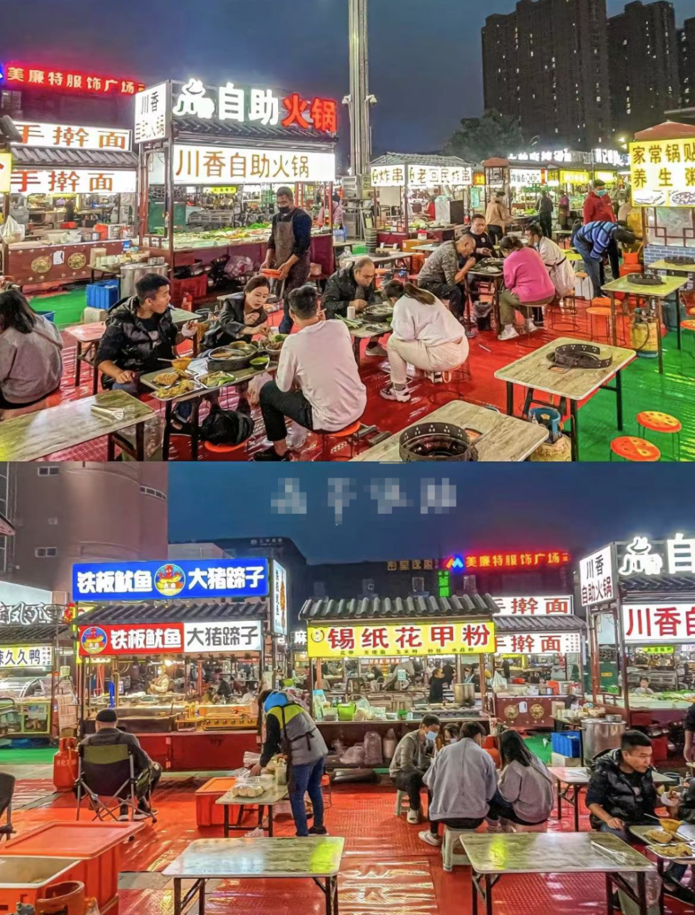 正定:这不是夜市,是"御膳房"_腾讯新闻