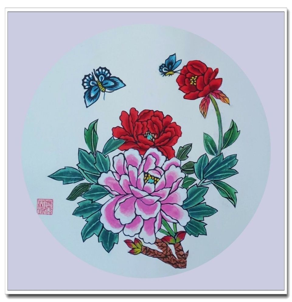 葛秀英彩色剪纸精品欣赏一