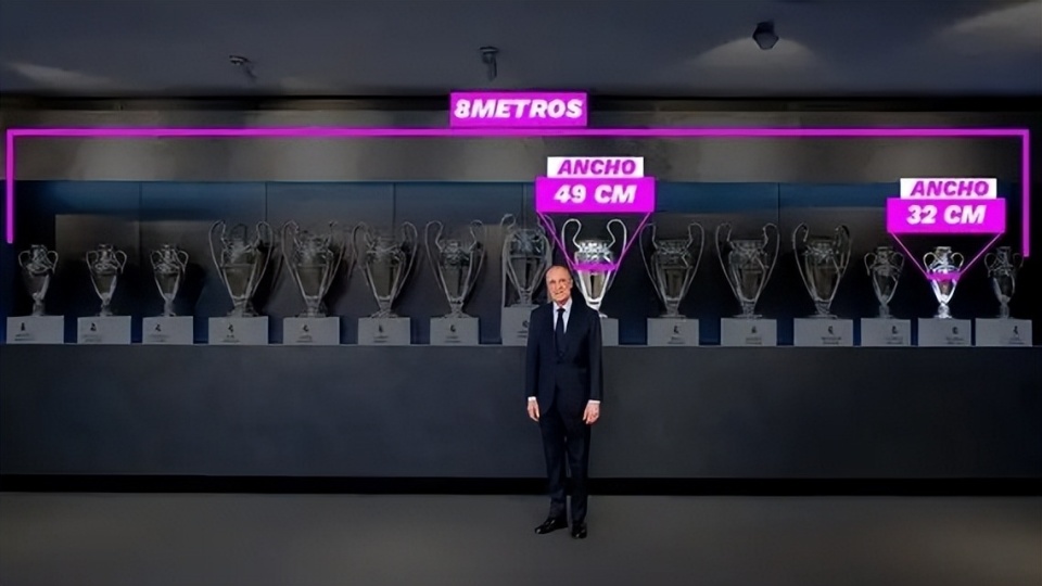 凡尔赛!皇马荣誉室只能再放3座欧冠奖杯,若继续夺冠不得不扩建
