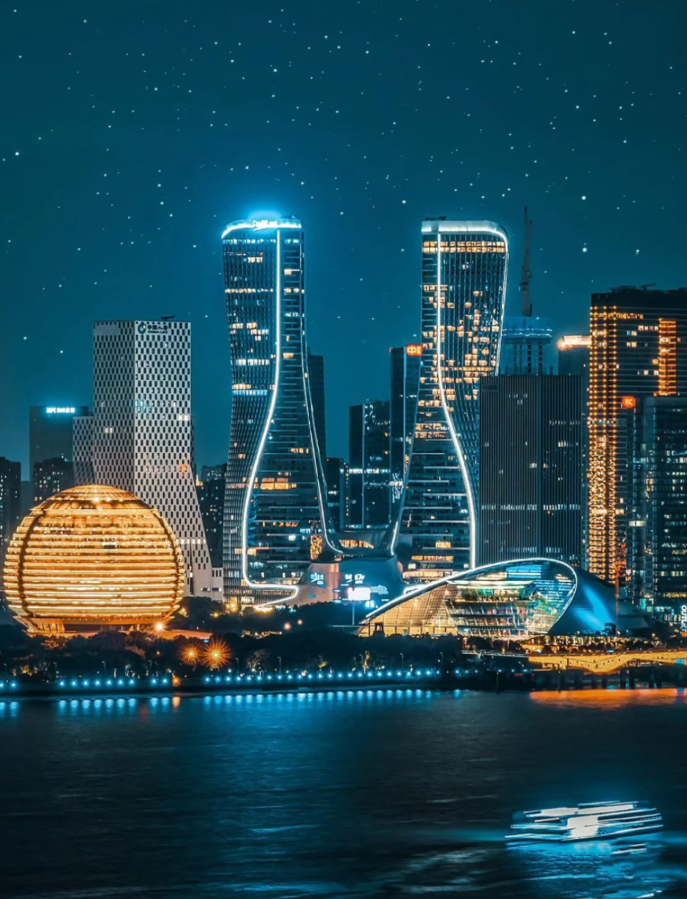 杭州·钱江新城night浙游君来给大家种草浙江夜景咯,拿好小板凳,坐稳