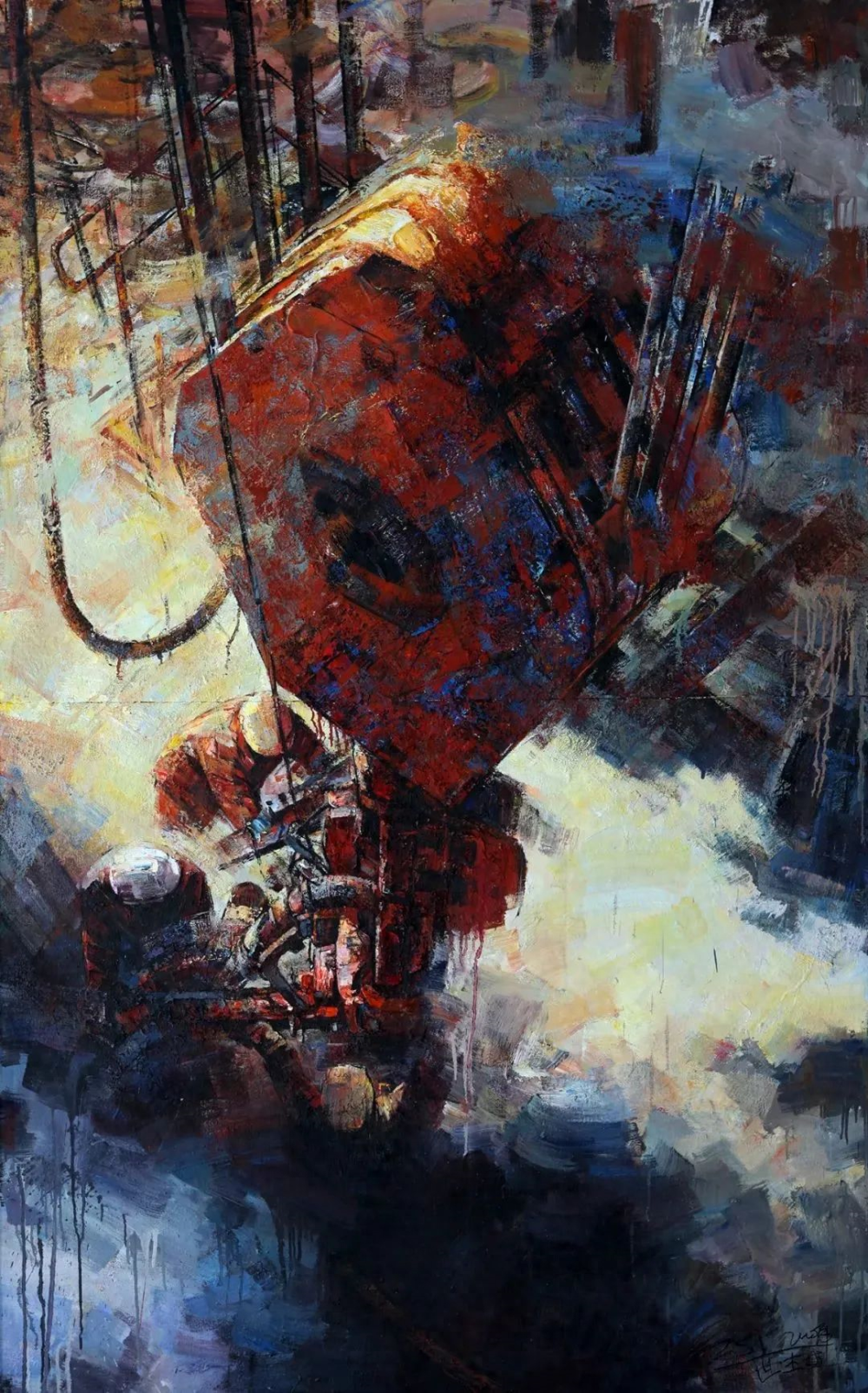 纪念铁人王进喜诞辰100周年——画家赵世杰的石油情怀