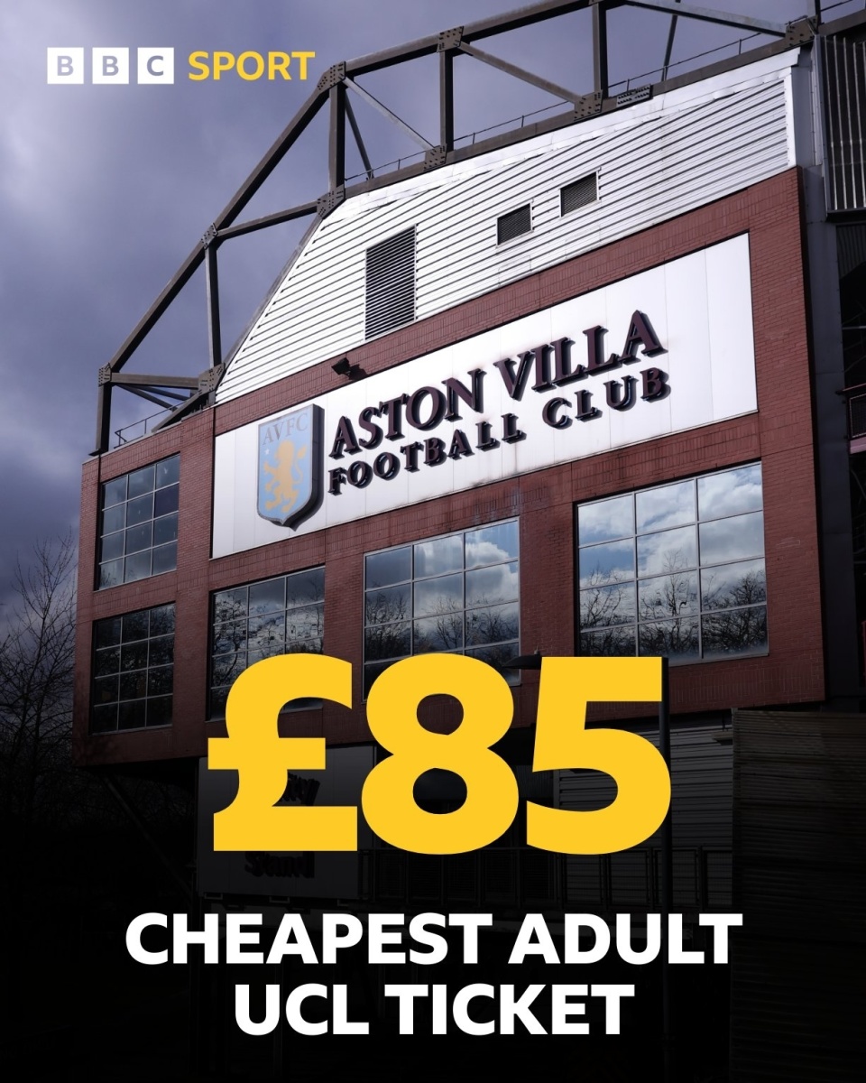 维拉85镑票价遭狠批！球迷：想赚钱想疯了，利物浦最贵才要60-腾讯新闻