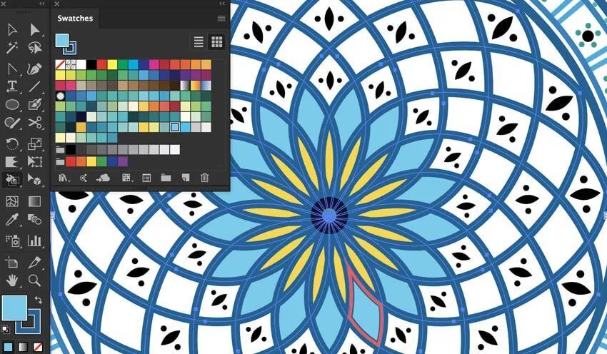 ai制作突尼斯图案