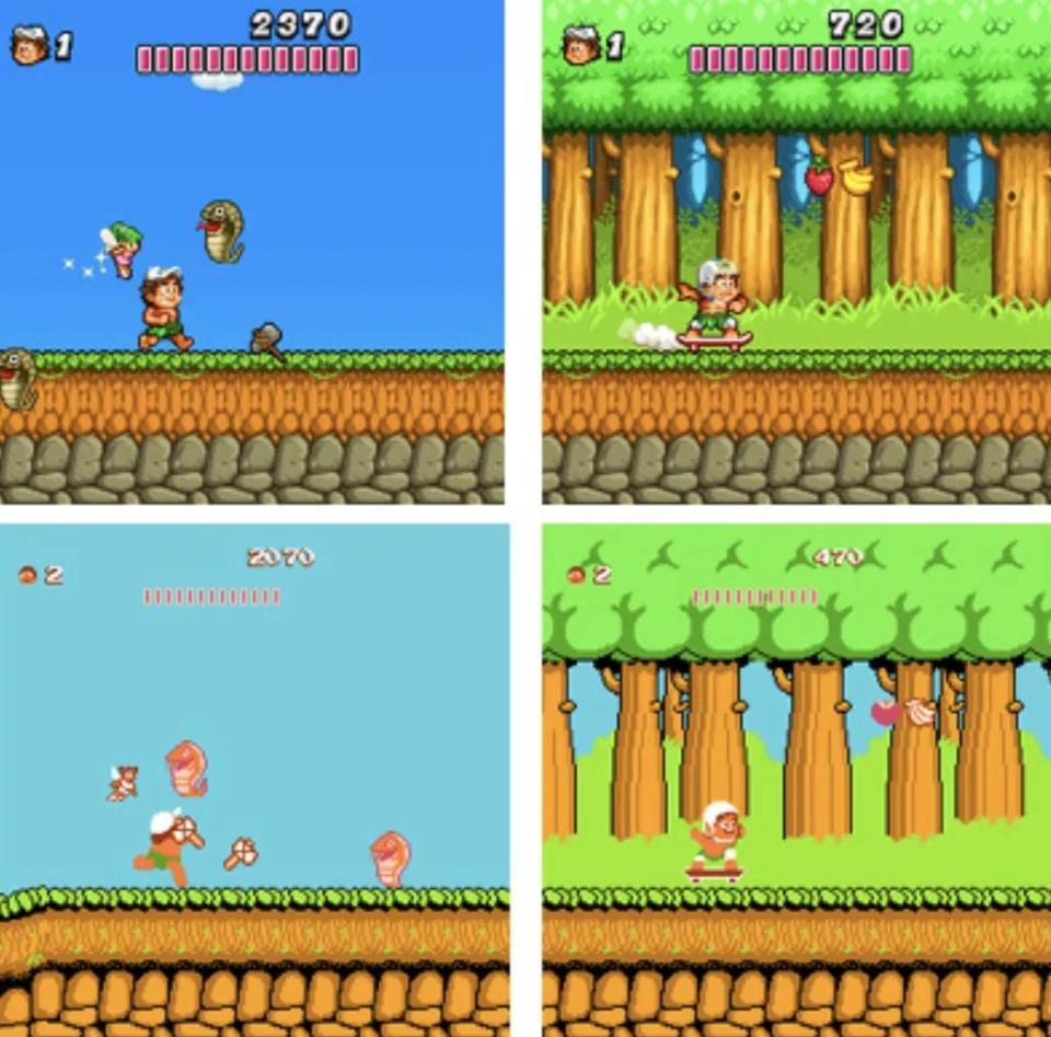 FC冒险岛，小时候从未打通的游戏，如今知道续关秘籍依然很难通关-腾讯新闻