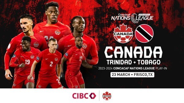 在3月的国家队比赛日,加拿大国家队将在中北美国家联赛面对特立尼达和