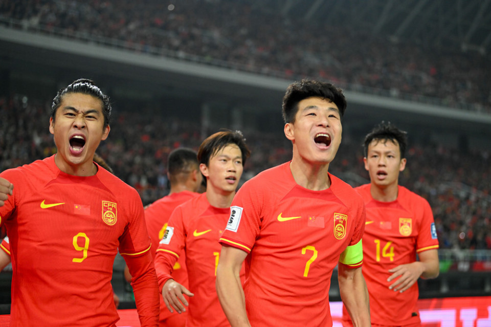 世界杯预选赛:中国队4-1战胜新加坡队
