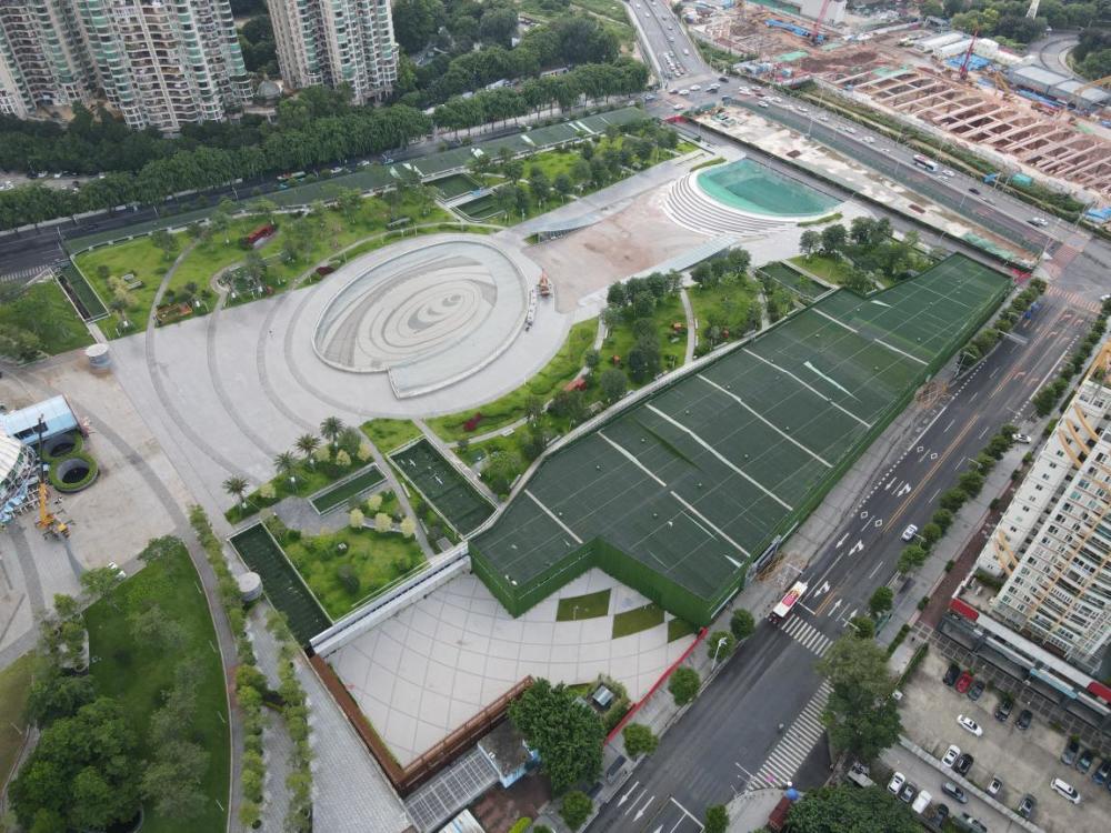 广州塔南广场项目总进度完成65%,预计明年上半年开业_腾讯新闻