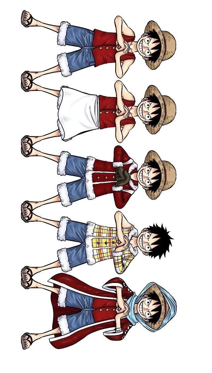 海贼王:路飞换装大全 像素画,多达30多套!