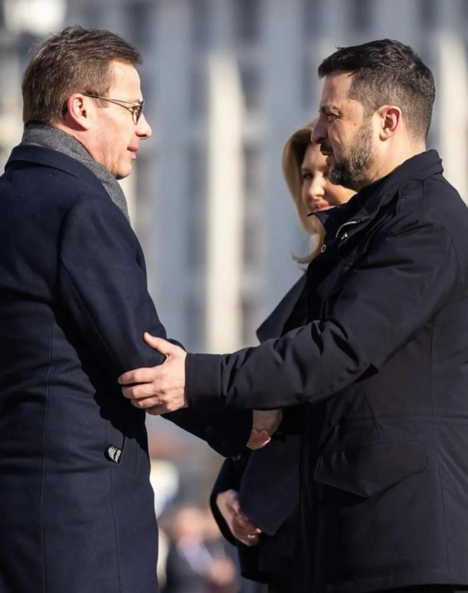 俄乌战争三周年，瑞典将继续坚定支持乌克兰-腾讯新闻