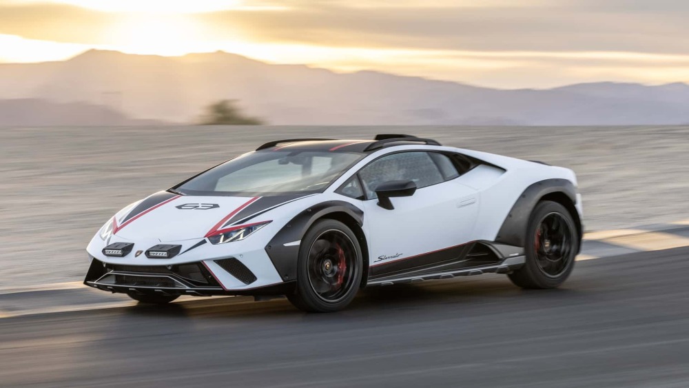 充满个性的越野超跑,兰博基尼huracan sterrato大量实拍图发布_腾讯