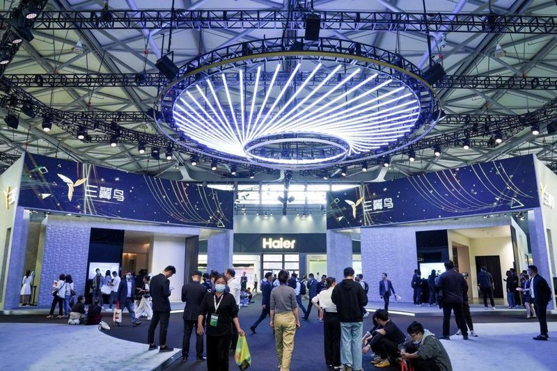 海尔智家亮相awe2023 推动全屋智能技术方向_腾讯新闻