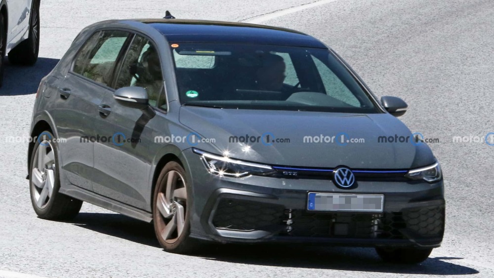 外观内饰动力有修改2024款大众高尔夫gte插电混动版测试照曝光