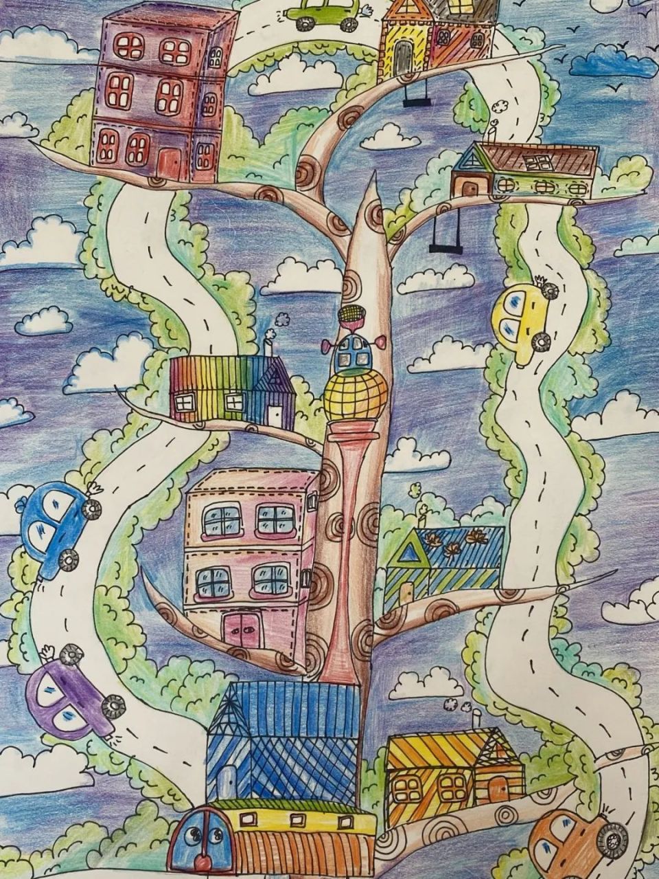 儿童友好我心目中的儿童友好城市主题儿童画征集评选优秀作品展示第二