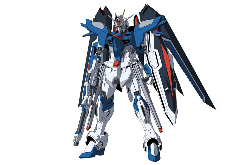 高达seed飞升自由高达初代配色版及设定稿公开换个颜色帅多了