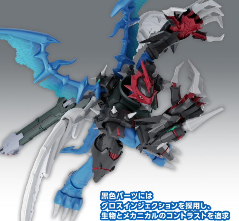 数码宝贝frs系列拼装模型机甲龙兽公开 帅气值爆表的踩点龙兽_腾讯