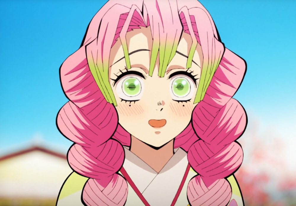 鬼灭之刃恋柱甘露寺蜜璃官方海报实力中游的超可爱怪力女