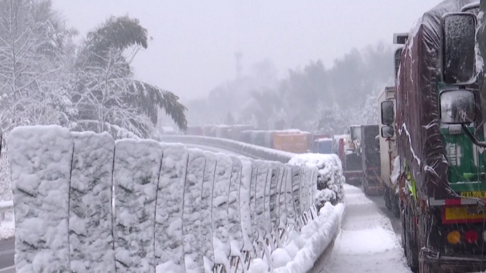 2007年湖南雪灾图片