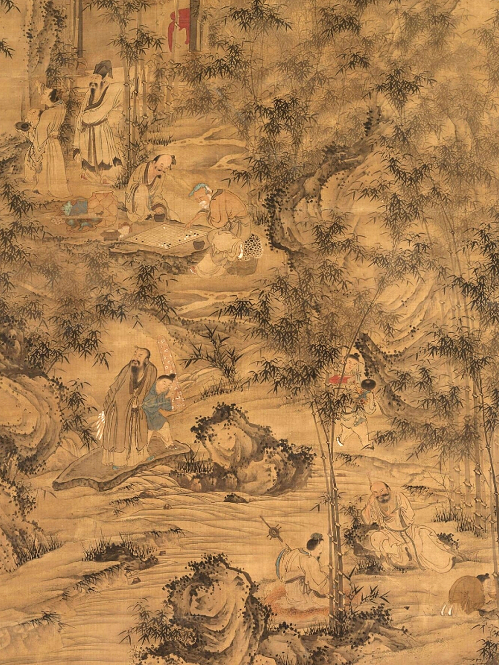 竹林七贤也太会玩了,酒杯里泡"小鸭"!