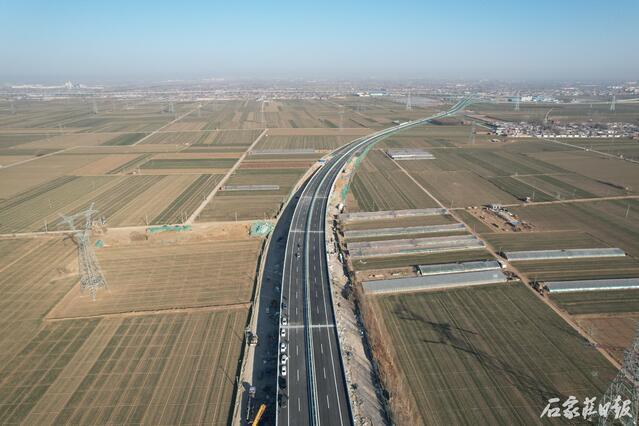 津石高速机场连接线通车藁城到石家庄机场再增一条快速通道