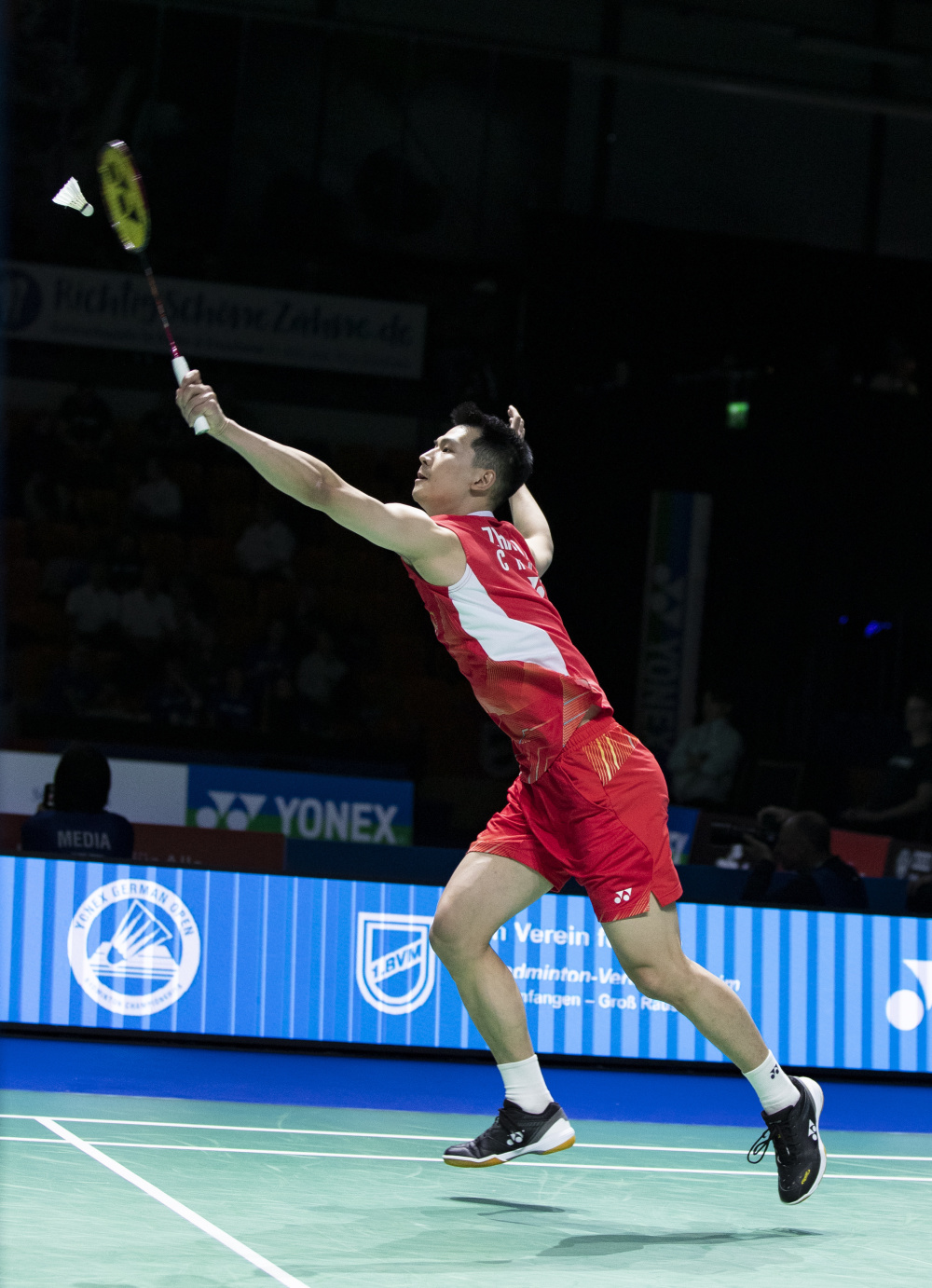 羽毛球德国公开赛赵俊鹏晋级四强