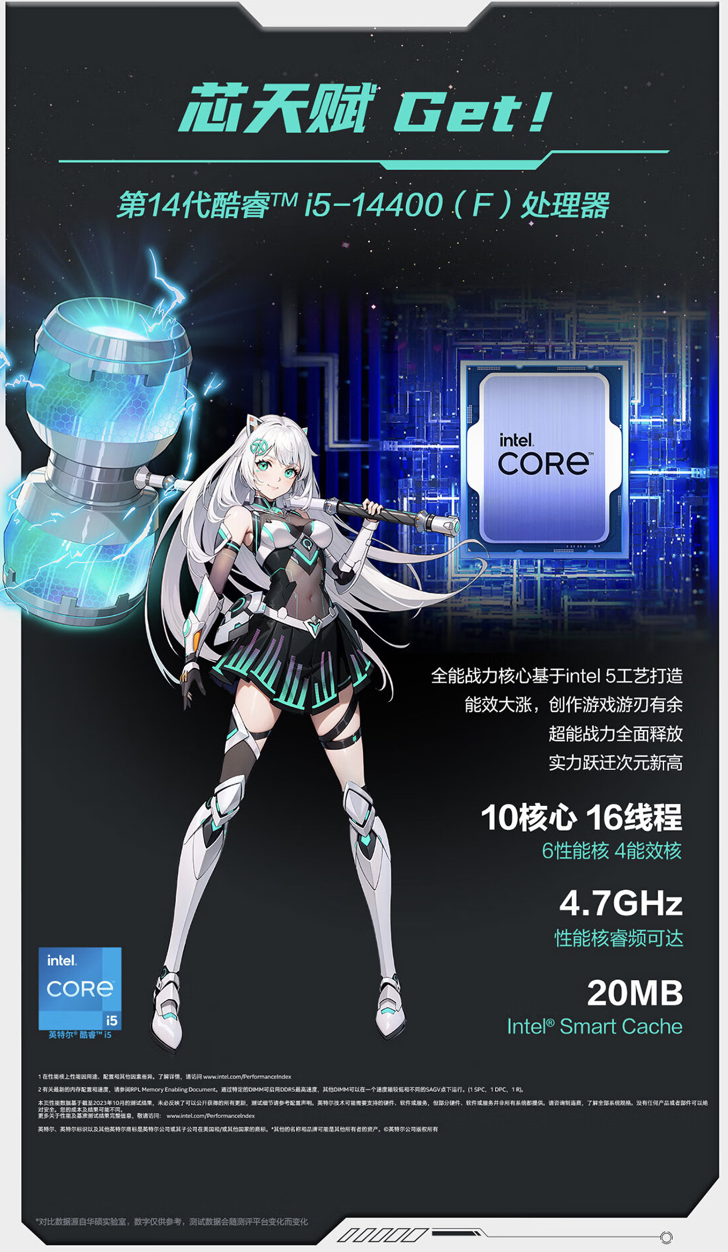 华硕推出 2024 款天选 X：i5-14400F + RTX4060Ti 首发 6499 元_腾讯新闻