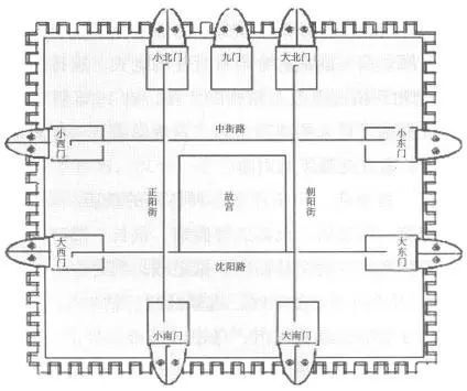 清朝贝勒府邸平面图图片