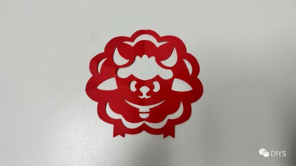 "手工剪纸"可爱的小绵羊_腾讯新闻