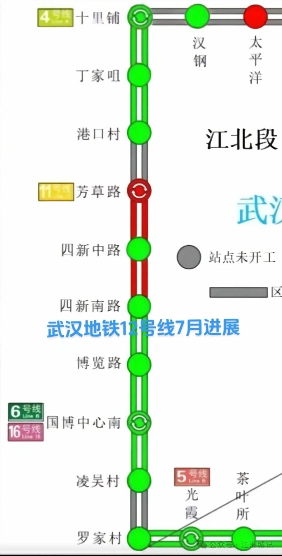 武汉地铁12号线建设节点进展图,11号线进展图!