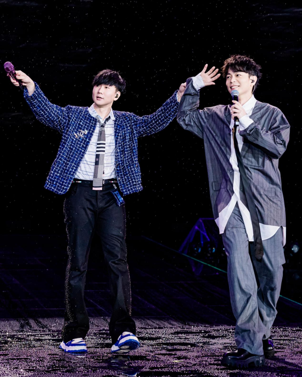 林宇中担任林俊杰吉隆坡演唱会嘉宾,双林合体掀"回忆杀"