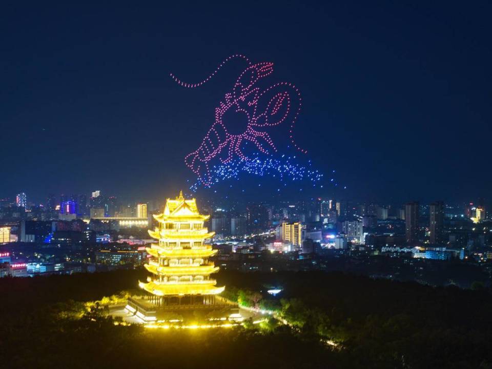 盱眙夜色,都梁晚照