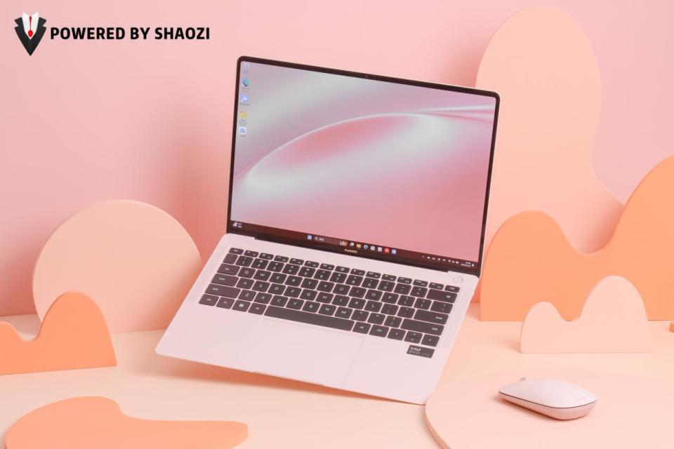 全新华为matebook x pro"拂晓粉"开箱,打造移动办公新体验