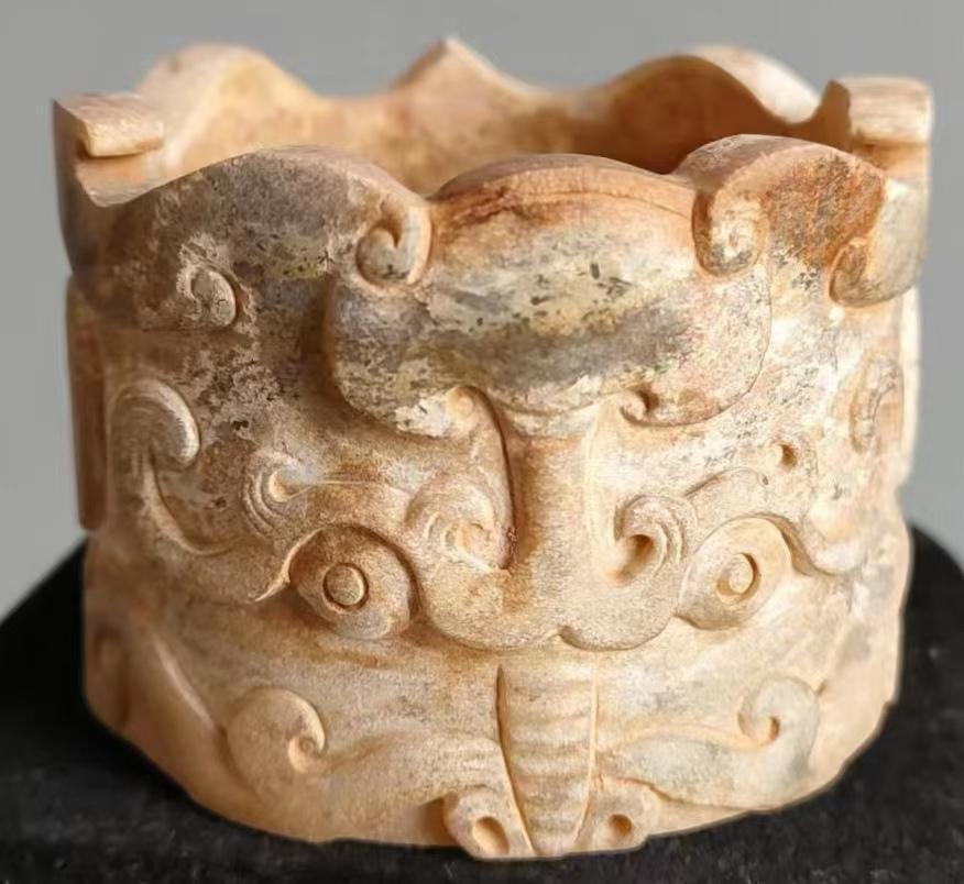 饕餮纹古玉器一种神秘狞厉野蛮之美