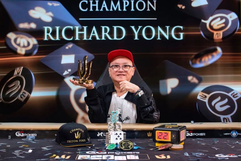 简讯|richard yong赢得第二座triton冠军奖杯_腾讯新闻