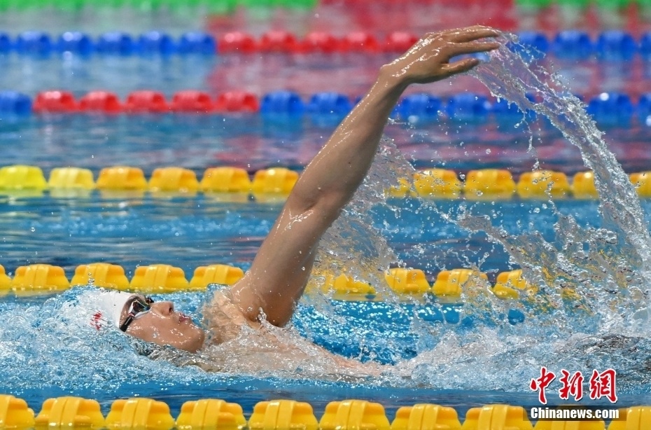 全国春季游泳锦标赛东京奥运会冠军汪顺晋级男子400米个人混合泳决赛