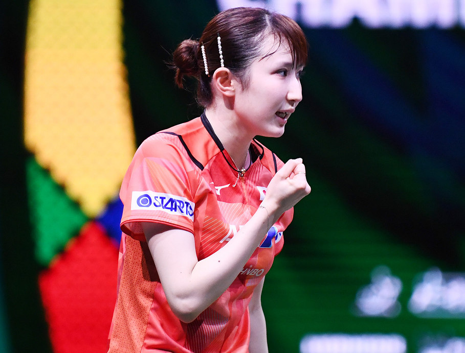 拒绝连续饮恨中日对决！孙颖莎3-2早田希娜，半决赛静待王曼昱！_腾讯新闻