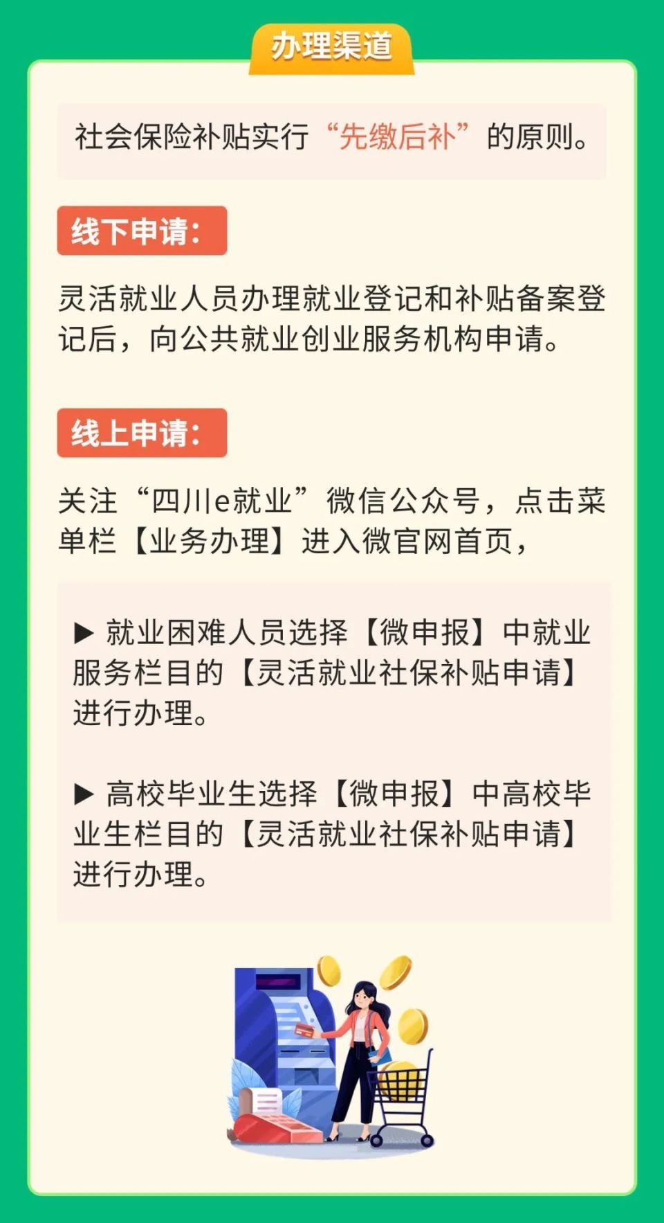 灵活就业人员!补贴申领攻略来了!最长可领60个月
