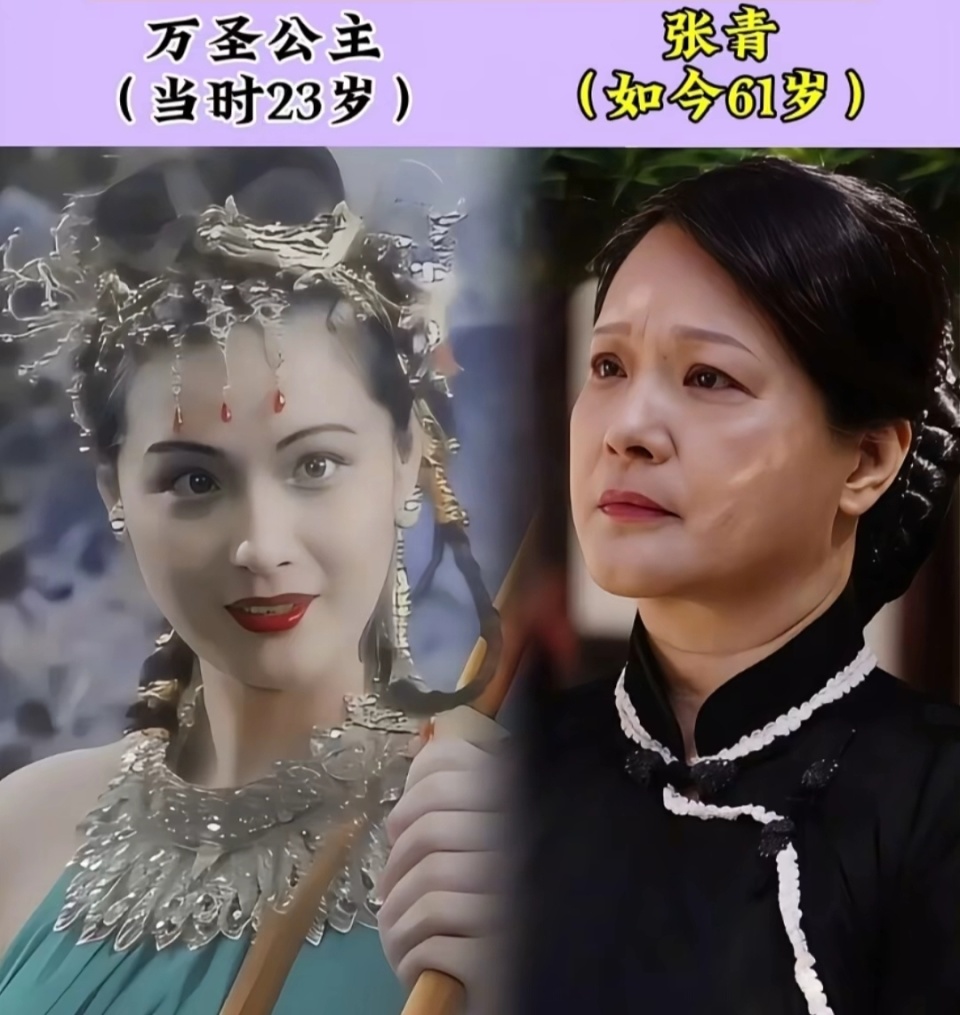 《西游记》17位美女今昔对比,美人在骨不在皮,朱琳都排不了第一